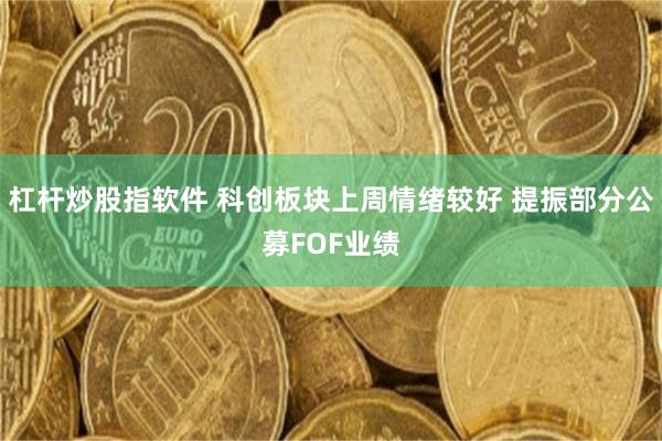 杠杆炒股指软件 科创板块上周情绪较好 提振部分公募FOF业绩