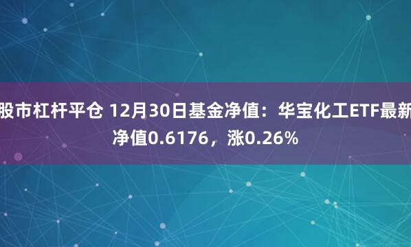 股市杠杆平仓 12月30日基金净值：华宝化工ETF最新净值0.6176，涨0.26%